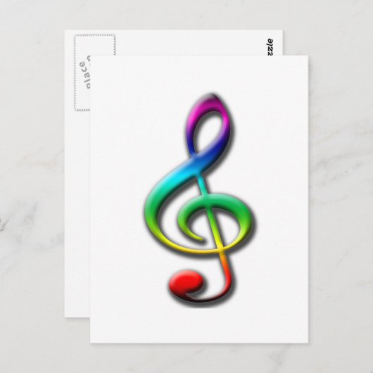 Musikgeschenke! Postkarte (Vorne/Hinten)