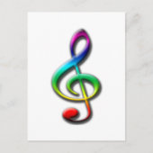 Musikgeschenke! Postkarte (Vorderseite)