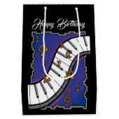 Musikgeschenktasche Mittlere Geschenktüte (Rückseite)