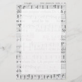 Musikgeschichte Briefpapier (Vorderseite)