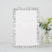 Musikgeschichte Briefpapier (Stehend Vorderseite)