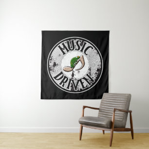 Musikgesteuerter Wandteppich