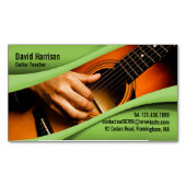 Musikgitarre Magnetische Visitenkarte (Vorderseite)