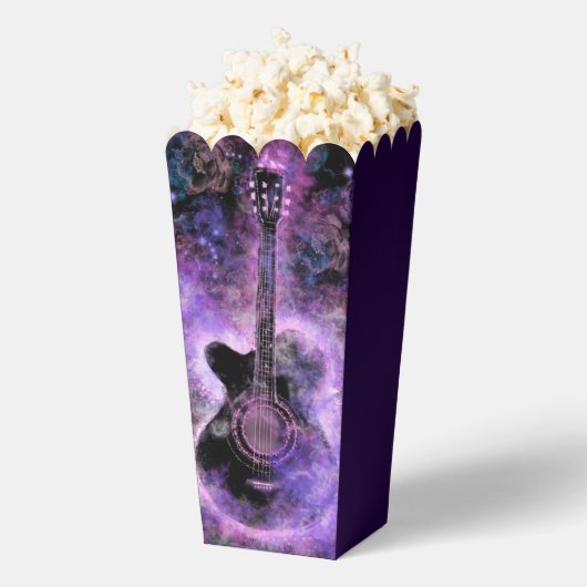 Musikgitarre Popcorn Box Geschenkschachtel (Geplatzt)
