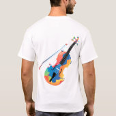 Musikgitarre T-Shirt (Rückseite)