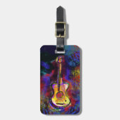 Musikgitarrist Gepäckanhänger (Vorderseite vertikal)