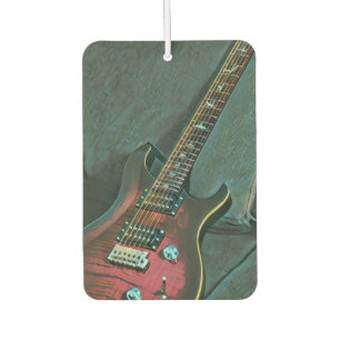 Musikgitarrist liebt Geschenk Autolufterfrischer