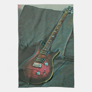 Musikgitarrist liebt Geschenk Geschirrtuch