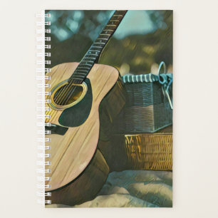 Musikgitarrist liebt Geschenk Planer