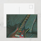 Musikgitarrist liebt Geschenk Postkarte (Vorne/Hinten)