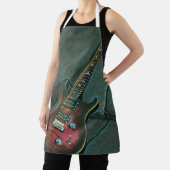 Musikgitarrist liebt Geschenk Schürze (InSitu)