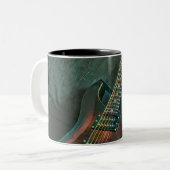 Musikgitarrist liebt Geschenk Zweifarbige Tasse (Vorderseite Links)