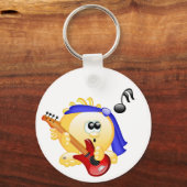 Musikgitarrist Schlüsselanhänger (Vorderseite)