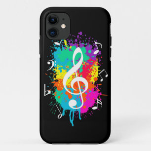 Musikgrunge iPhone 11 Hülle