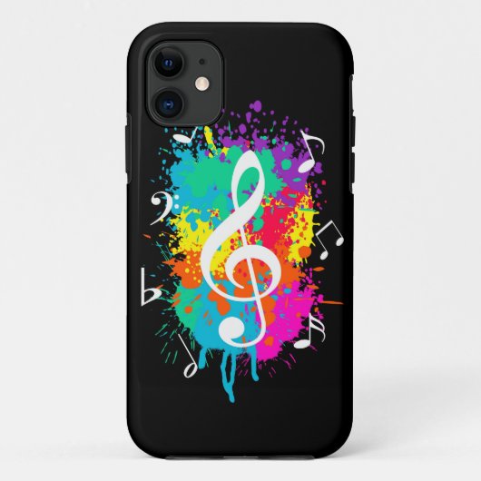 Musikgrunge Case-Mate iPhone Hülle (Rückseite)