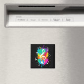 Musikgrunge Magnet (In Situ (Geschirrspüler))