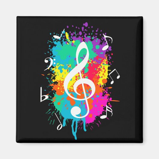 Musikgrunge Magnet (Vorne)