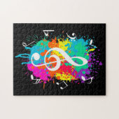 Musikgrunge Puzzle (Horizontal)