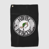 Musikhandtuch Golfhandtuch (Vorderseite)