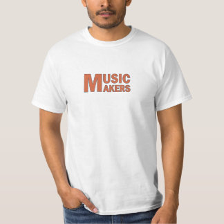 Musikhersteller-Orangenfarbe T-Shirt