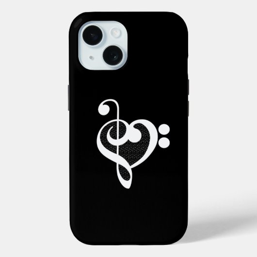Musikherz - I Liebe Music Case-Mate iPhone Hülle (Rückseite)
