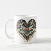 Musikherz Kaffeetasse (Links)