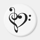 Musikherz Magnet (Vorne)