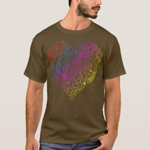 Musikherz Musiker Komponist Musik Lover Lehrer T-Shirt
