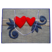 Musikherzen Große Geschenktüte (Vorderseite)