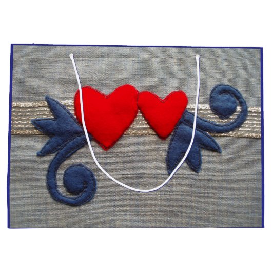 Musikherzen Große Geschenktüte (Rückseite)