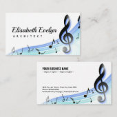 MusikHintergrund Visitenkarte (Vorne/Hinten)