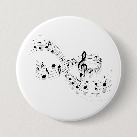 Musikhinweise auf einer Schaltfläche für die Mitar Button (Vorderseite)