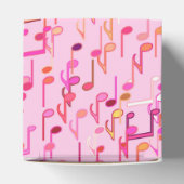 Musikhinweise drucken - rosa, mehrfarbig geschenkschachtel (Oben)