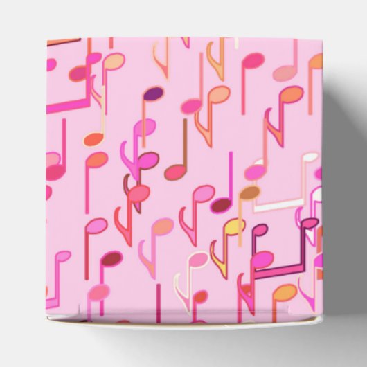 Musikhinweise drucken - rosa, mehrfarbig geschenkschachtel (Oben)