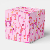 Musikhinweise drucken - rosa, mehrfarbig geschenkschachtel (Rückseite)