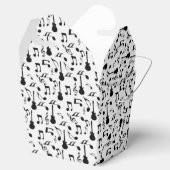 Musikhinweise - Notendesign Geschenkschachtel (Geöffnet)