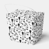 Musikhinweise - Notendesign Geschenkschachtel (Rückseite)