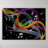 Musikillustrierung Poster (Vorne)