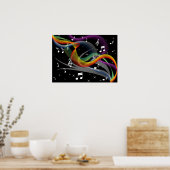 Musikillustrierung Poster (Küche)