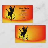 Musikindustrie-Karte - Breakdance Visitenkarte (Vorne/Hinten)