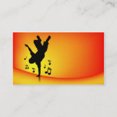 Musikindustrie-Karte - Breakdance Visitenkarte (Rückseite)