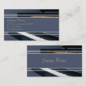 Musikindustrie-Karte - Klavier Visitenkarte (Vorne/Hinten)