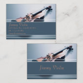 Musikindustrie-Karte - Violine Visitenkarte (Vorne/Hinten)