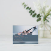 Musikindustrie-Karte - Violine Visitenkarte (Stehend Vorderseite)