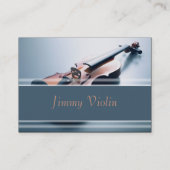 Musikindustrie-Karte - Violine Visitenkarte (Rückseite)