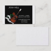 Musikindustrie-Karte Visitenkarte (Vorne/Hinten)