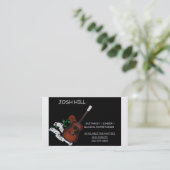 Musikindustrie-Karte Visitenkarte (Stehend Vorderseite)