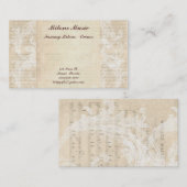 Musikindustrie-Karte Visitenkarte (Vorne/Hinten)