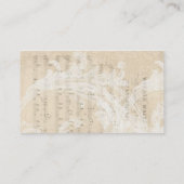 Musikindustrie-Karte Visitenkarte (Rückseite)