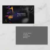 Musikindustrie-Karte Visitenkarte (Vorne/Hinten)
